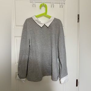 SWEATER WITH WHITE COLLAR SIZE MEDIUM